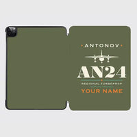 Thumbnail for Antonov An-24 - Heritage + Name - iPad Case - Green Army