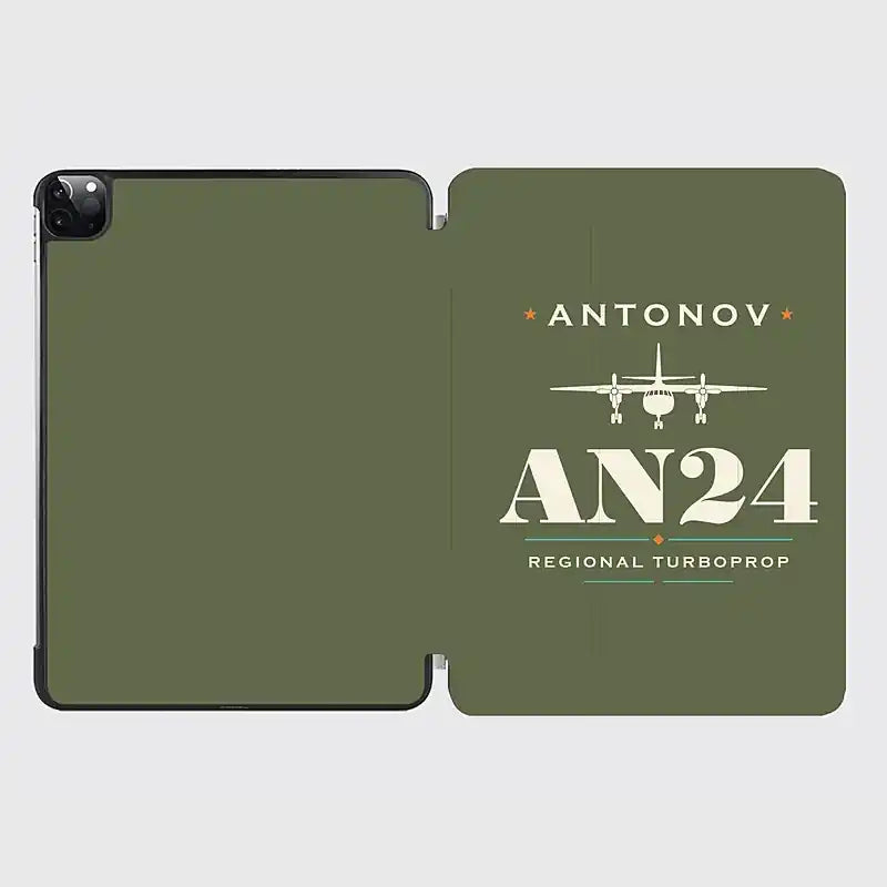 Antonov An-24 - Heritage - iPad Case - Green Army