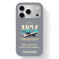 Thumbnail for Antonov An-24 - Original + Name - MagSafe iPhone 17 Pro - Gray