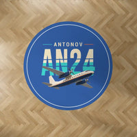 Thumbnail for Antonov An-24 - Original - Round Carpet - Blue