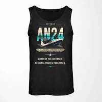 Thumbnail for Antonov An-24 - Original - Tank Top - Black
