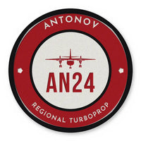 Thumbnail for Antonov An-24 Patches - Circle - Red White
