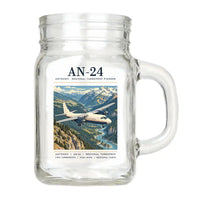 Thumbnail for Antonov An-24 - Poster - Cocktail Glass (Mason Jar)