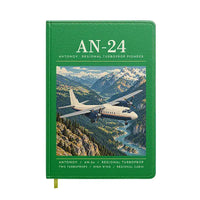 Thumbnail for Antonov An-24 - Poster - Notebook - Green