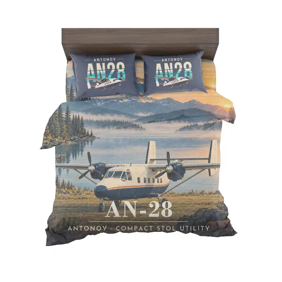 Antonov An-28 - 3D - Bedding Set - Full Print