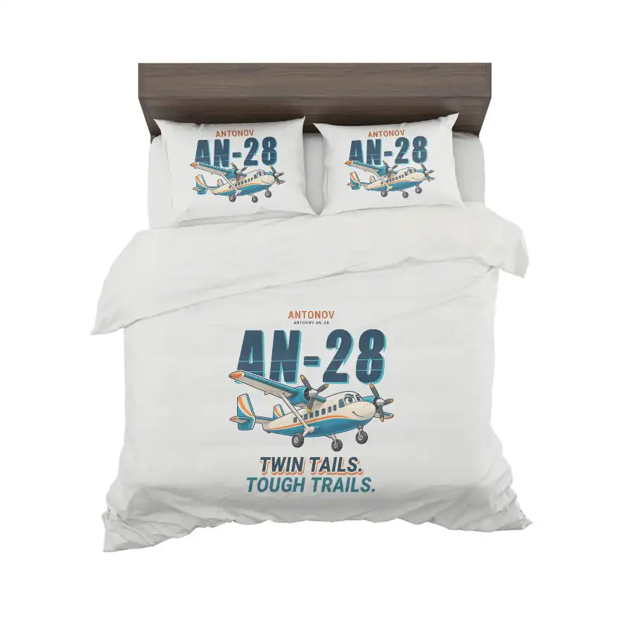 Antonov An-28 - Cartoon - Bedding Set - White
