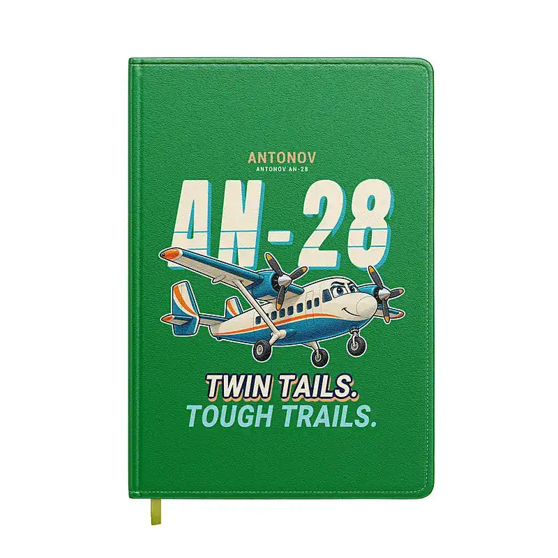 Antonov An-28 - Cartoon - Notebook - Green