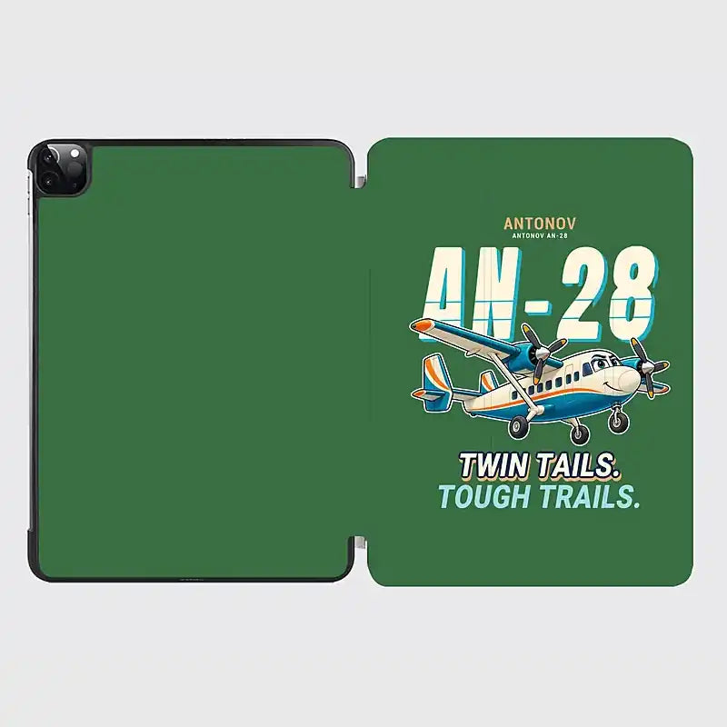 Antonov An-28 - Cartoon - iPad Case - Green