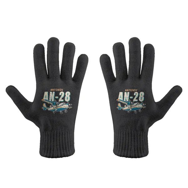 Antonov An-28 - Gloves - Full - Cartoon - Black