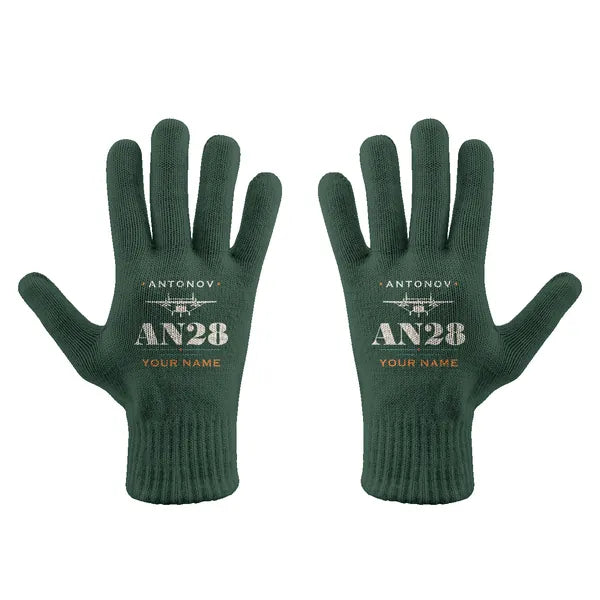 Antonov An-28 - Gloves - Full - Heritage + Name - Dark Green