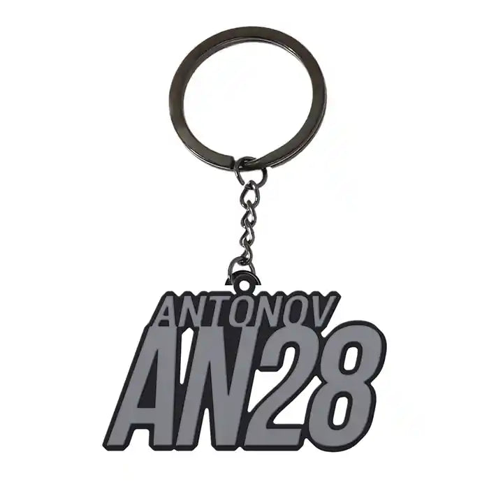Antonov An-28 - Hollow Key Chain - Tag - Black