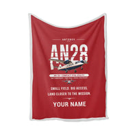 Thumbnail for Antonov An-28 - Original + Name - Blanket - Red