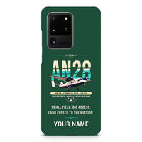 Thumbnail for Antonov An-28 - Original + Name - Samsung Case - Dark Green