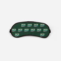 Thumbnail for Antonov An-28 - Original Pattern - Sleep Mask - Dark Green
