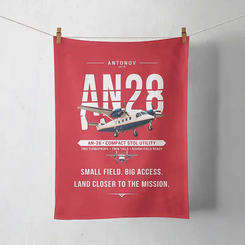 Antonov An-28 - Original - Towel - Red