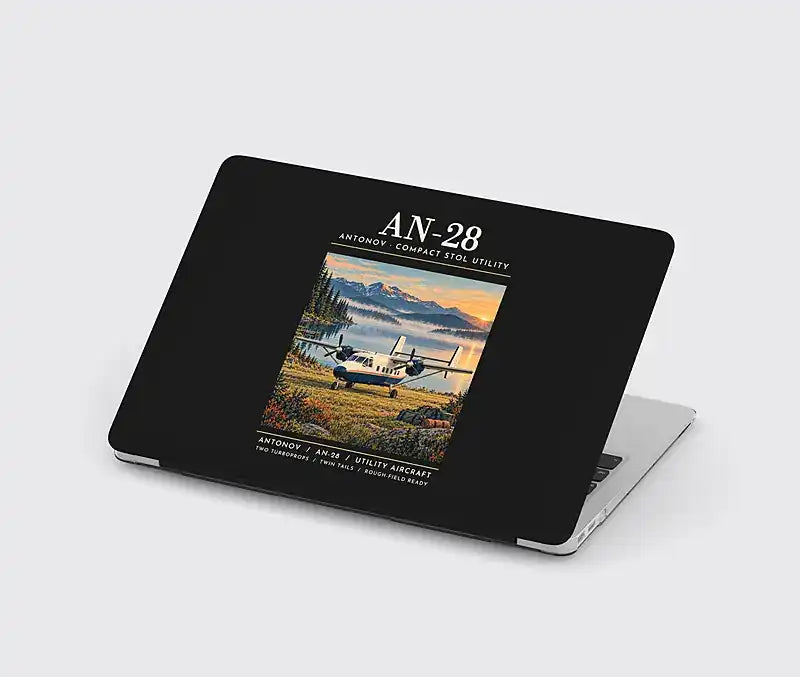 Antonov An-28 - Poster - MacBook Case - Black