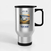 Thumbnail for Antonov An-28 - Poster + Name - Stainless Steel with Holder - Silver