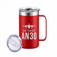 Thumbnail for Antonov An-30 - Beverage Mug - Heritage - Red