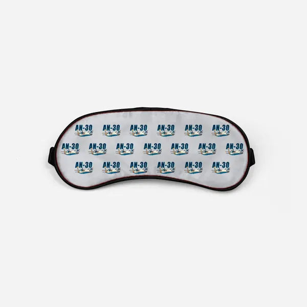 Antonov An-30 - Cartoon Pattern - Sleep Mask - Light Gray