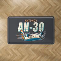 Thumbnail for Antonov An-30 - Cartoon - Rectangle Carpet - Dark Gray