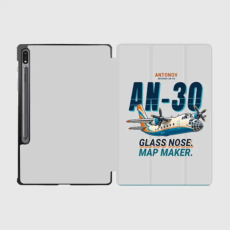 Antonov An-30 - Cartoon - Samsung Tablet - Light Gray