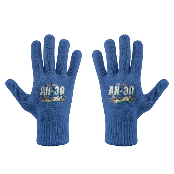 Antonov An-30 - Gloves - Full - Cartoon - Blue