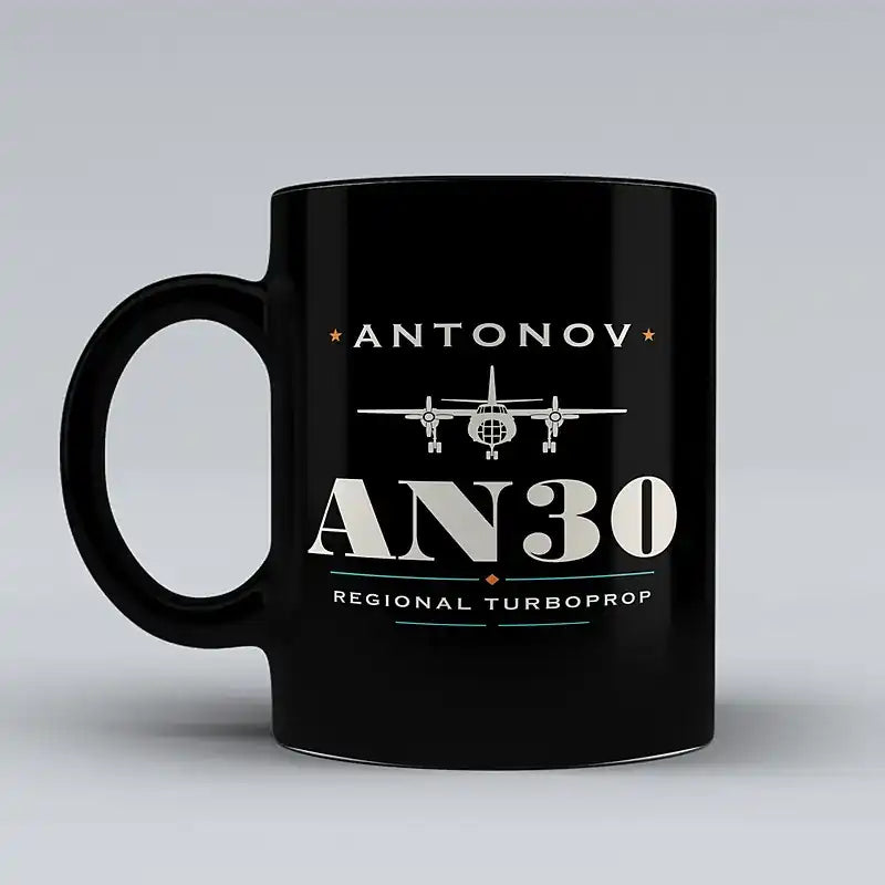 Antonov An-30 - Heritage - Mug - Black