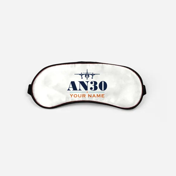 Antonov An-30 - Heritage + Name - Sleep Mask - White