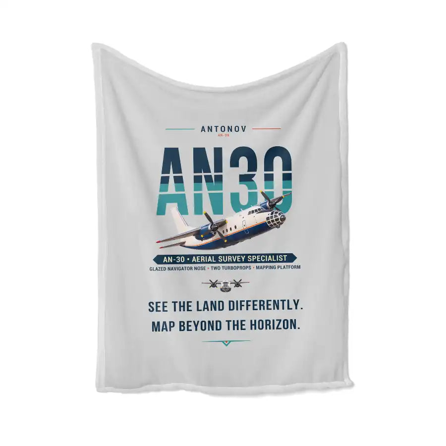 Antonov An-30 - Original - Blanket - Light Gray