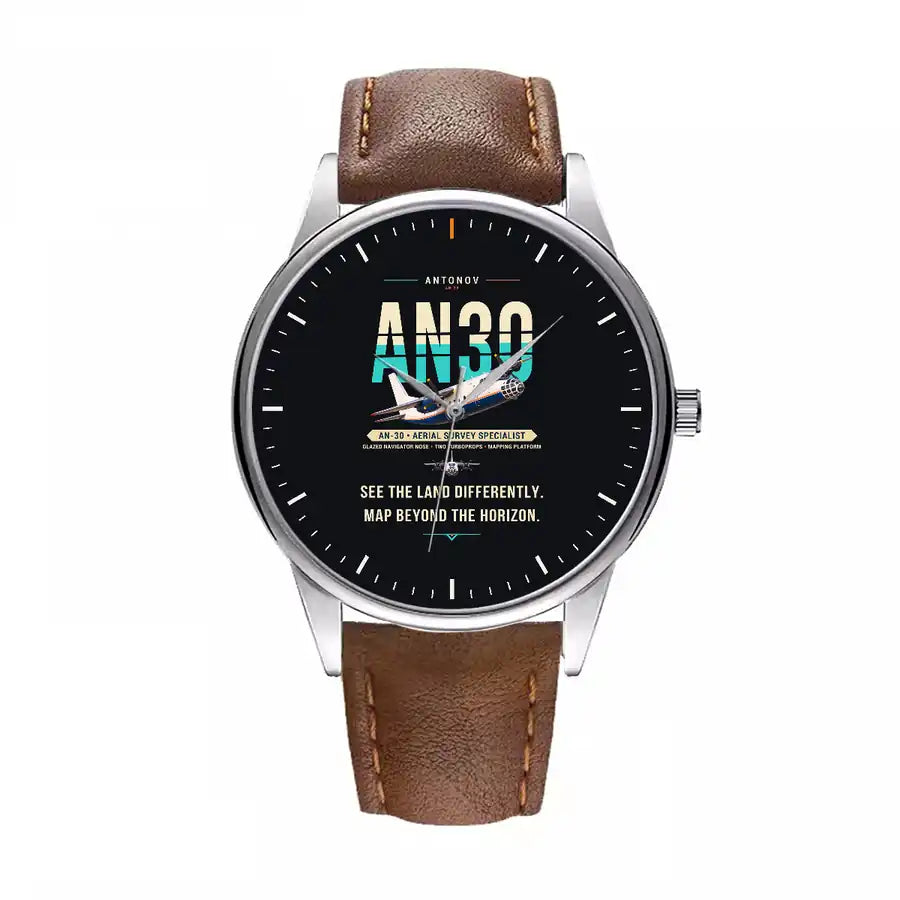 Antonov An-30 - Original - Leather Strap - Brown Leather Strap