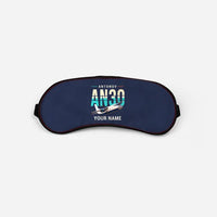 Thumbnail for Antonov An-30 - Original + Name - Sleep Mask - Navy Blue