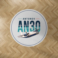 Thumbnail for Antonov An-30 - Original - Round Carpet - Light Gray