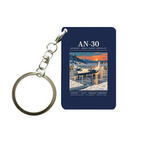 Thumbnail for Antonov An-30 - Poster - Key Chain - Navy Blue