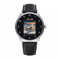 Thumbnail for Antonov An-30 - Poster - Leather Strap - Black Leather Strap