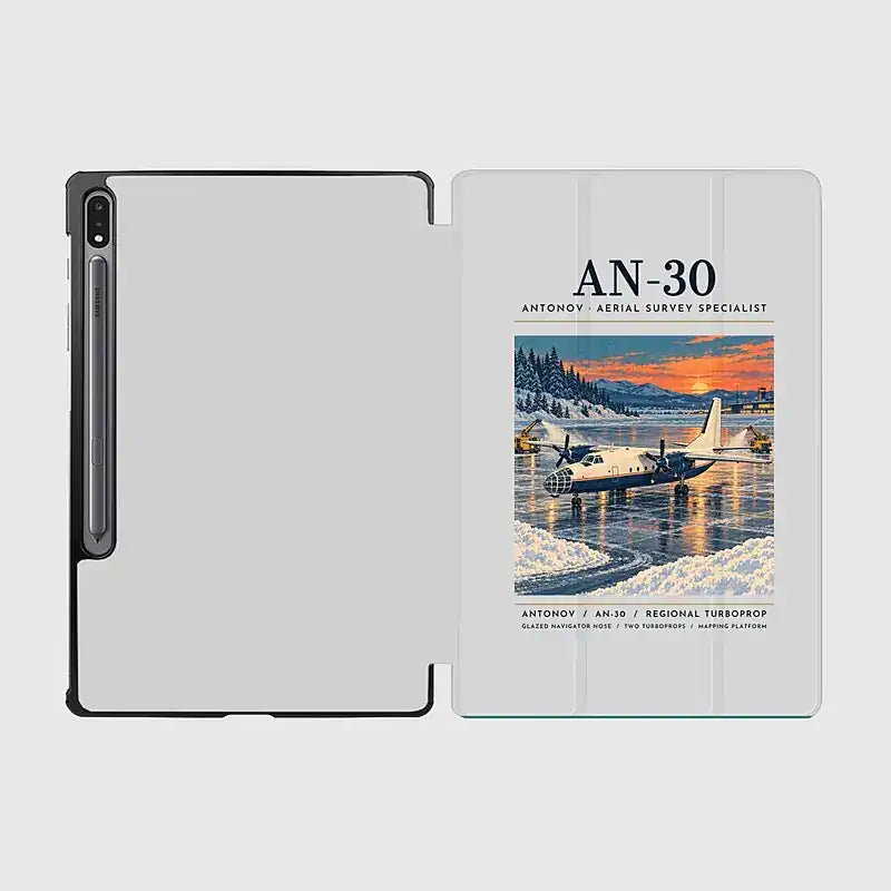 Antonov An-30 - Poster - Samsung Tablet - Light Gray