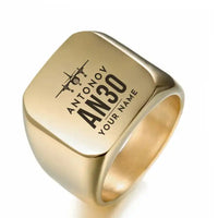 Thumbnail for Antonov An-30 - Ring - Heritage + Name - Golden