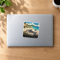 Thumbnail for Antonov An-38 - 3D - Square Sticker - MacBook