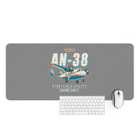 Thumbnail for Antonov An-38 - Cartoon - Desk Mat - Gray