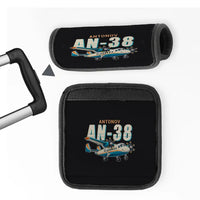 Thumbnail for Antonov An-38 - Cartoon - Luggage Handle Cover - Black