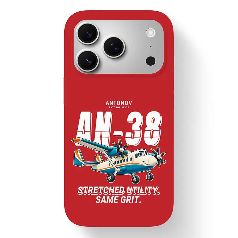 Antonov An-38 - Cartoon - MagSafe iPhone 17 Pro - Red