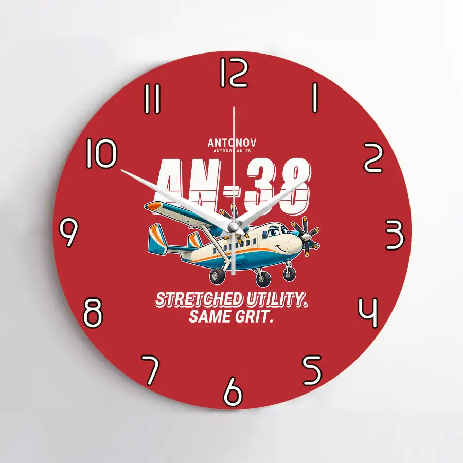 Antonov An-38 - Cartoon - No Frame - Red