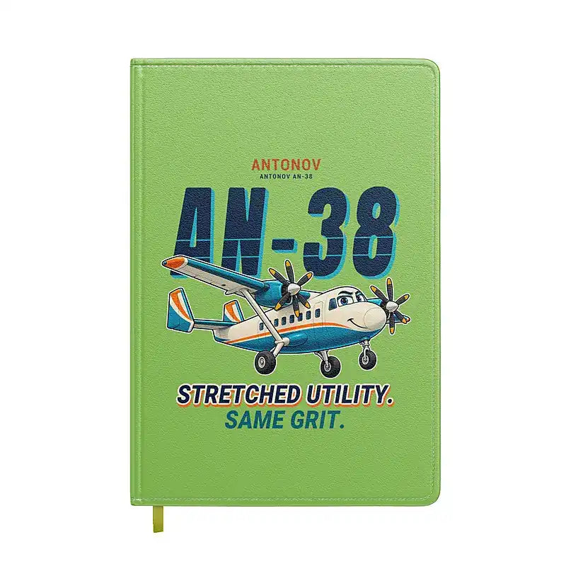 Antonov An-38 - Cartoon - Notebook - Light Green