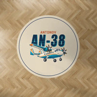 Thumbnail for Antonov An-38 - Cartoon - Round Carpet - Beige