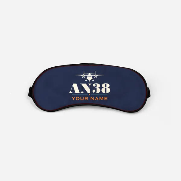 Antonov An-38 - Heritage + Name - Sleep Mask - Navy Blue