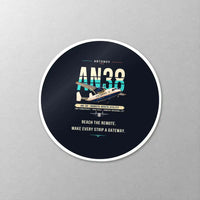 Thumbnail for Antonov An-38 - Original - Circle Sticker - Close-up
