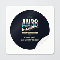 Thumbnail for Antonov An-38 - Original - Circle Sticker - Peel