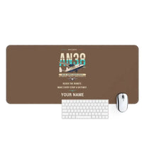 Thumbnail for Antonov An-38 - Original + Name - Desk Mat - Brown
