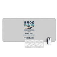 Thumbnail for Antonov An-38 - Original + Name - Desk Mat - Light Gray