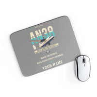 Thumbnail for Antonov An-38 - Original + Name - Mouse Pad - Gray