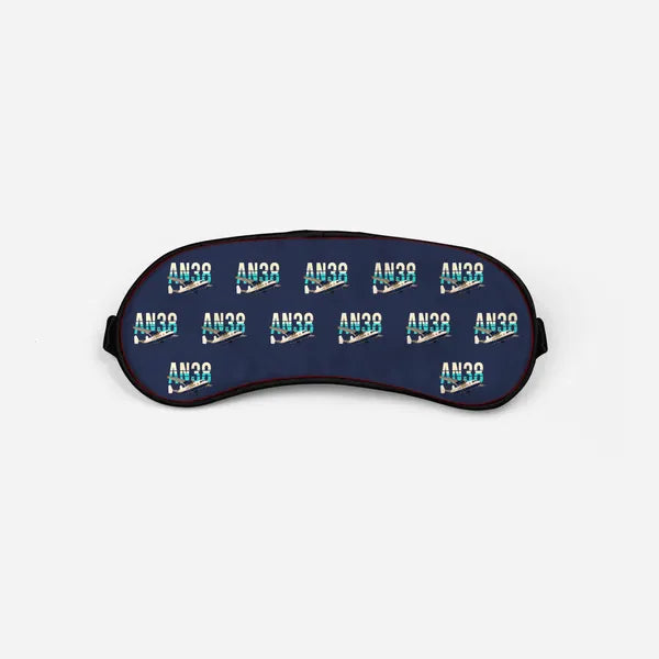 Antonov An-38 - Original Pattern - Sleep Mask - Navy Blue